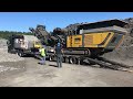Rubblemaster 100GO Belts On 4 Axle Machine Trailer On The Way To The Next Project Roxmaskin