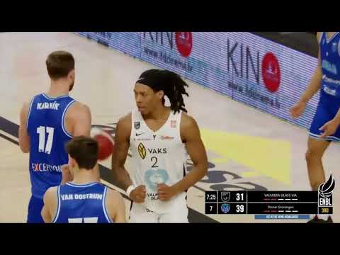 Kahliel Spear with a big double double in an ENBL OT victory