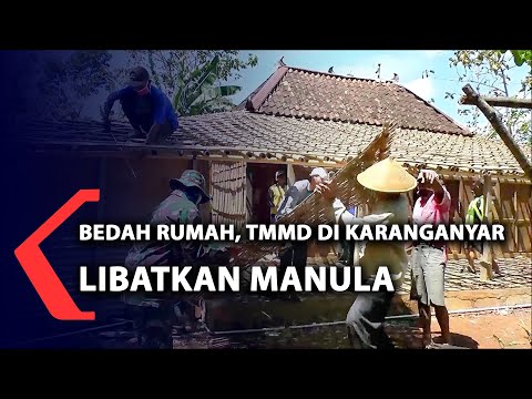 Bedah Rumah, TMMD di Karanganyar Libatkan Warga