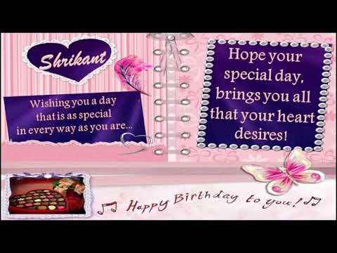 Happy Birthday Shrikant bro