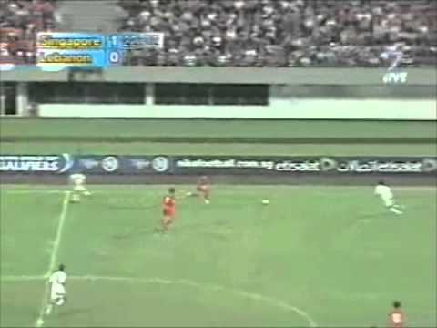 Singapore 2-0 Lebanon : 1st Half HL : 2010 FIFA World Cup Qualifiers