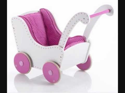 Houten Poppenwagen