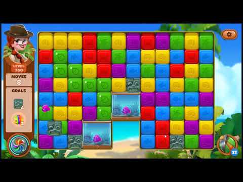 Lost Island Blast Adventure Level 760 - NO BOOSTERS 🏝️ | SKILLGAMING ✔️