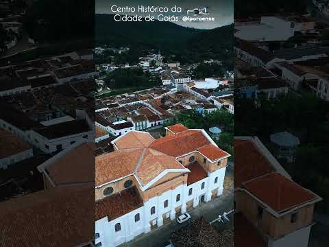CIDADE DE GOIÁS, PROJETO VISÃO AÉREA - CASARÃO E PRAÇA DO CORETO.