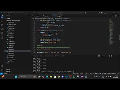 Python Crash Course Function Chapter 8