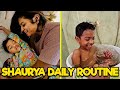 SHAURYA S DAILY ROUTINE Hungry Birds Inside