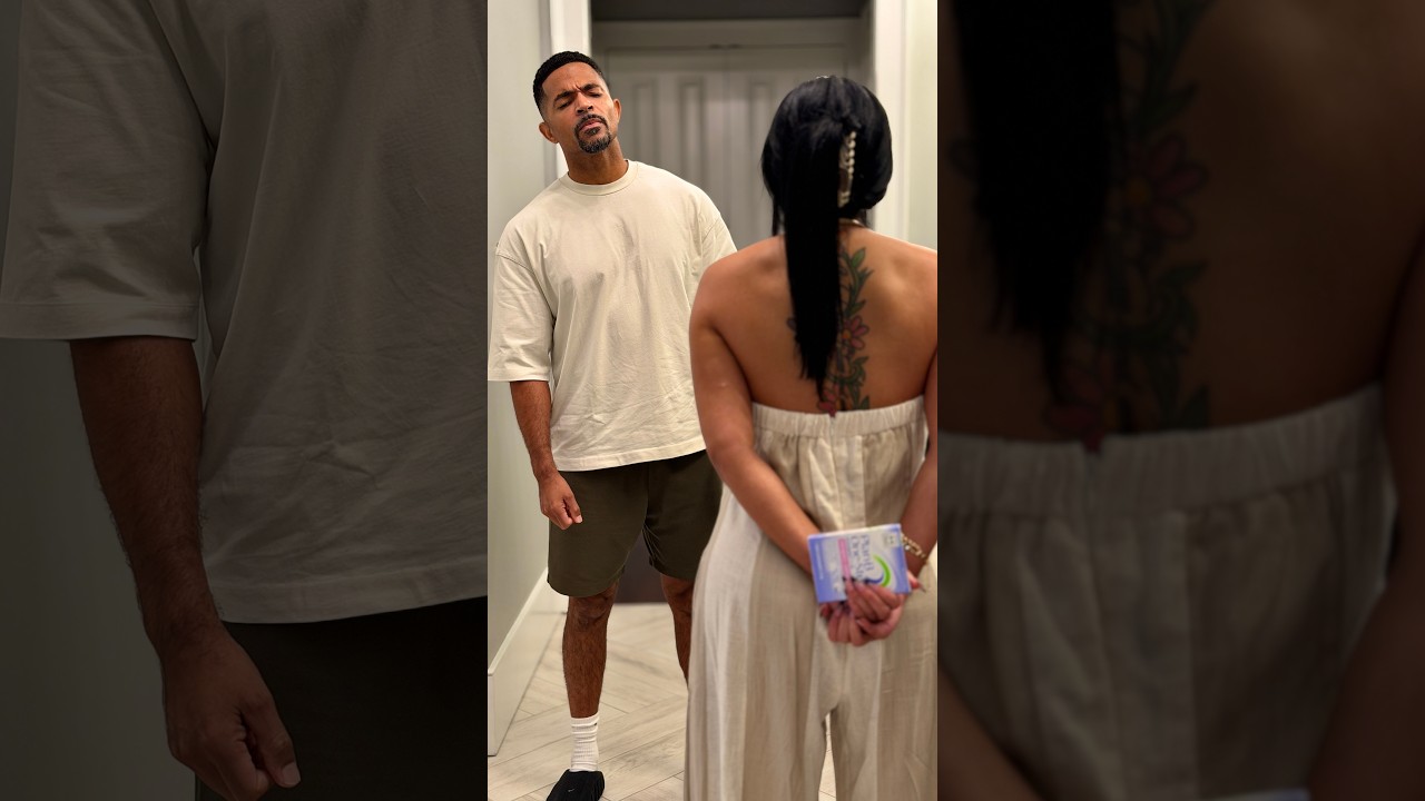 When Anthony catches D’Nisha taking a plan B!