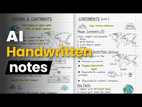 FREE AI Tool for Handwritten Notes 📝 AI se Notes banane ka Sabse Aasan Tarika 🔥