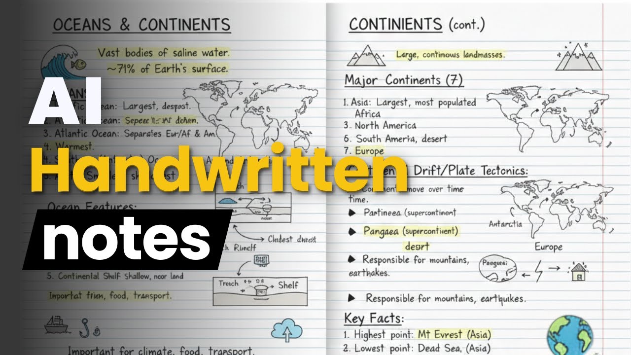 FREE AI Tool for Handwritten Notes 📝 AI se Notes banane ka Sabse Aasan Tarika 🔥