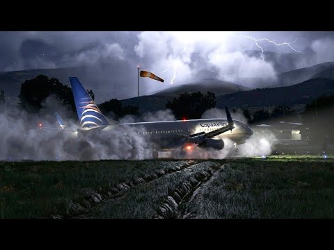 Incredible Mistake Sends Boeing 737 Off the Runway - Copa 135