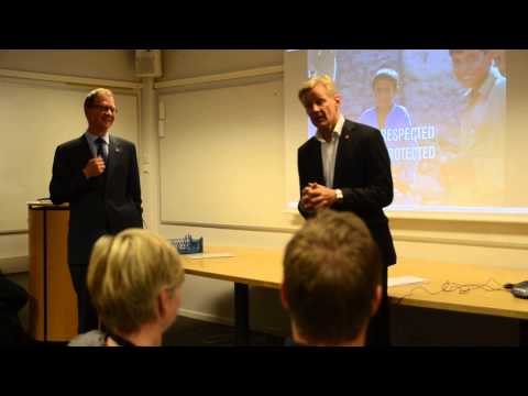 Welcome of Jan Egeland as new Secretary General of NRC