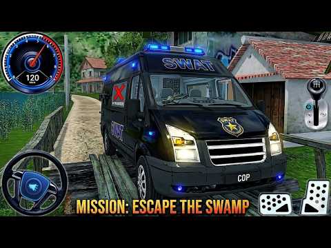 Real Police Van Driving Simulator 🚓 | Ford Transit Minibus Vietnam -  Android Gameplay