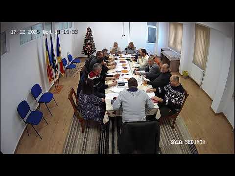 SEDINTĂ CONSILIUL LOCAL LUNCA BRADULUI 17.12.2025