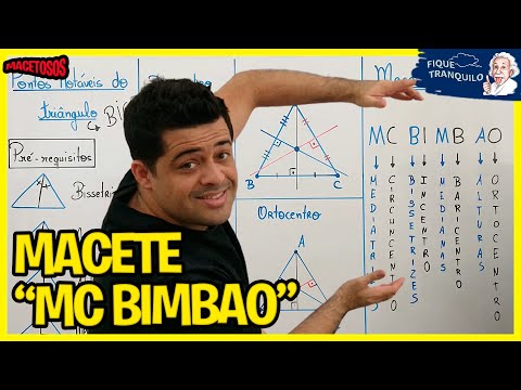 TIP to remember the NOTABLE POINTS OF THE TRIANGLE (MC BIMBAO)