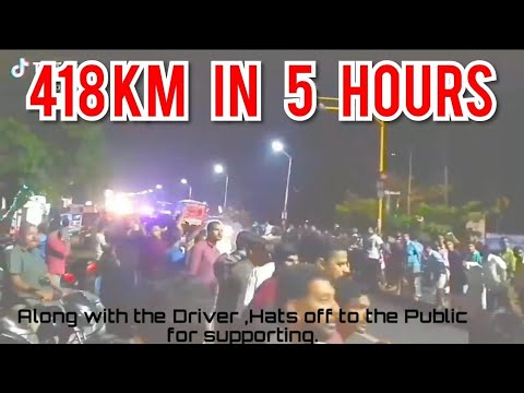 Indian ambulance driver fast drive save 5 child life attitude status..! 418 km in 5 hour. #indianego