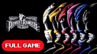 Mighty Morphin Power Rangers: The Movie SNES FULL GAME Longplay Gameplay Walkthrough Playthrough VGL