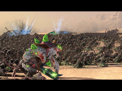 TOMB KINGS vs SKAVEN - TotalWar Warhammer 3