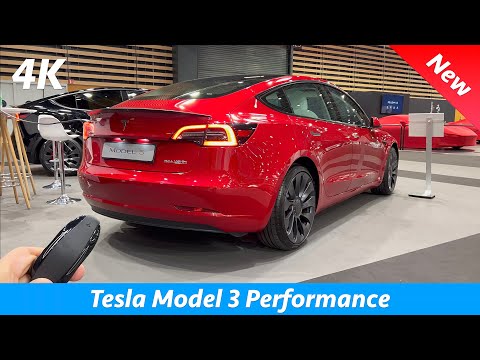 Tesla Model 3 Performance 2022 MIC - FIRST look in 4K | NEW faster AMD Ryzen CPU (MCU 3)