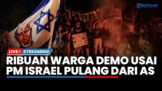 Tel Aviv Membara! Netanyahu Disambut Amarah, Ribuan Warga Israel Tuntut Pembebasan Sandera Gaza