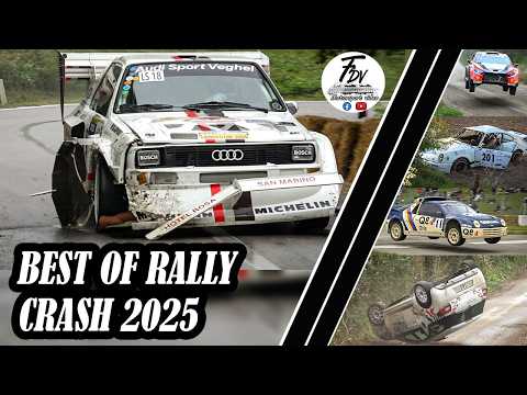 BEST OF RALLY CRASH 2025 | GROUP B - MANY LEGEND CARS - WRC 🇫🇷🇧🇪🇩🇪🇸🇲🇫🇮 [HD]