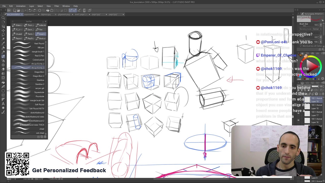 BOX ROTATIONS Live Lesson with Q&A and Traceovers