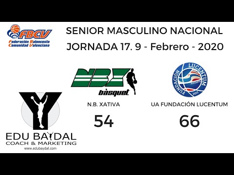 NOU BÀSQUET XÀTIVA - UA FUNDACIÓN LUCENTUM BALONCESTO ALICANTE. SENIOR NACIONAL MASCULINO