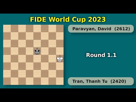 Tran, Thanh Tu (2420) -- Paravyan, David (2612) Round 1.1