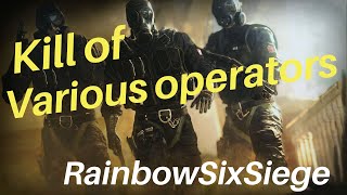 Kill of various operator in ranked - RainbowSixSiege 【キル集】