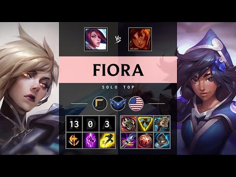 Fiora Top vs Taliyah: Perfect KDA, Legendary - NA Diamond Patch 14.24