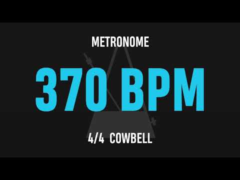 370 BPM 4/4 - Best Metronome (Cowbell)