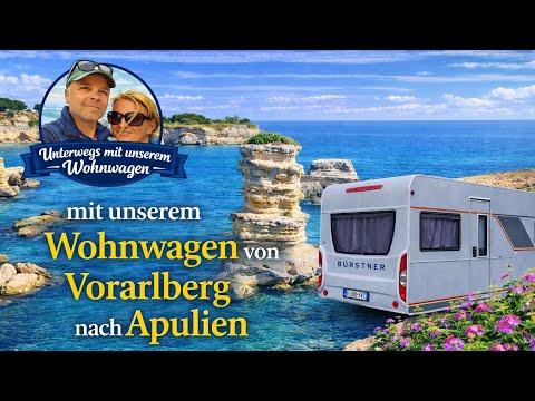 Mit unserem Wohnwagen nach Apulien an den  "Camping Riva di Ugento" 