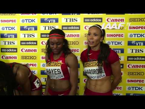 Sopot 2014 - USA Relay Team Women - World Indoor Championships