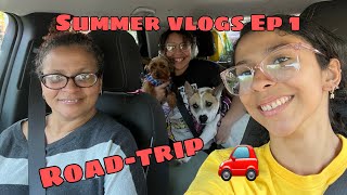 Summer vlogs Ep. 1 Road Trip - Madison Reyes