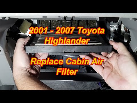 Replace Cabin Air Filter - 2001-2007 Toyota Highlander