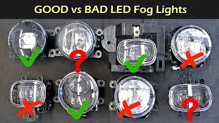 GOOD vs BAD LED Fog Lights