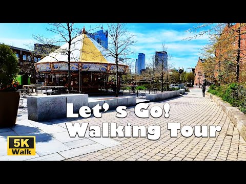 [5K]【MATRIX】Boston Travel - North End Walking Tour: Christopher Columbus Waterfront Park | Part Ⅳ