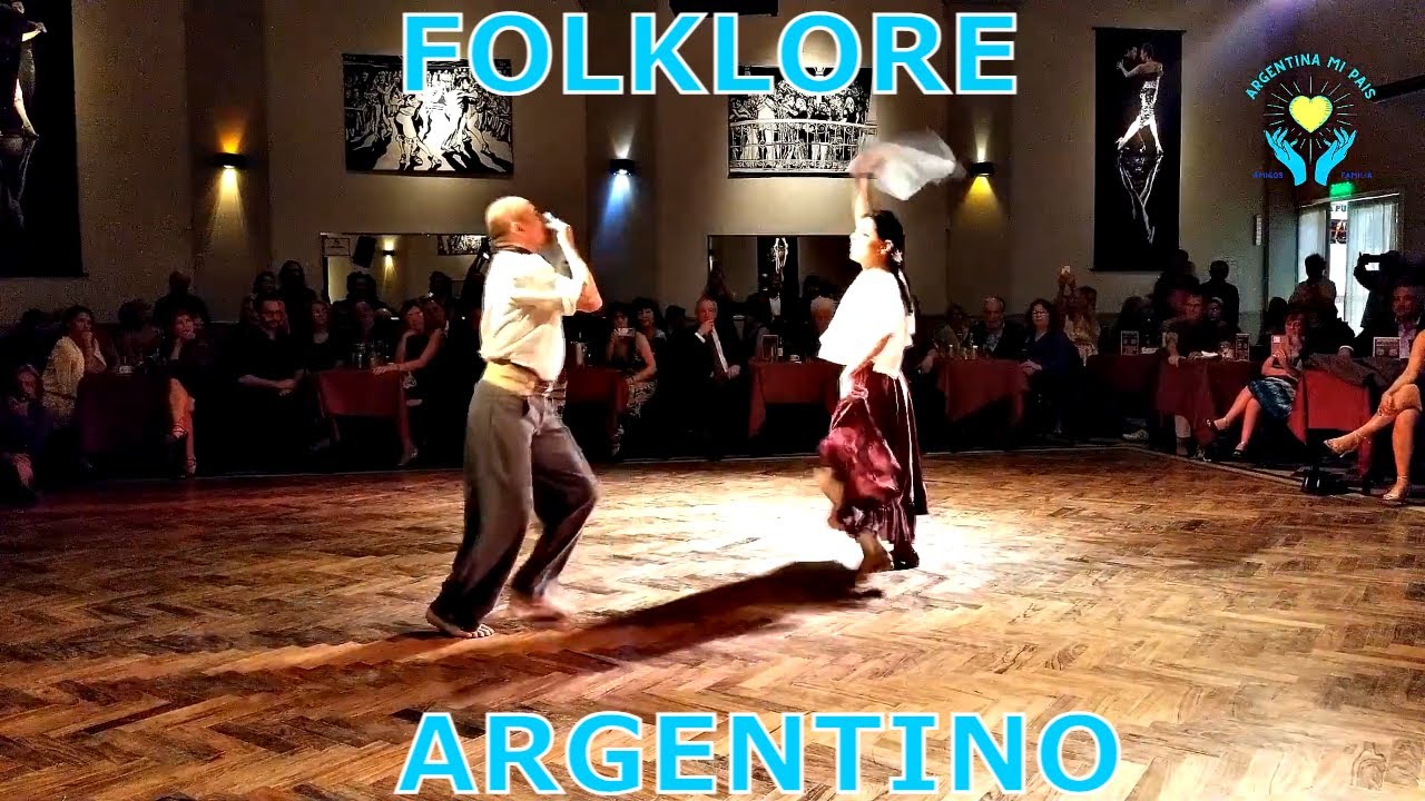 Folklore argentino en milonga Parakultural, Julia Gorin y Ramon Salina, zamba Para Nunca El Adiós