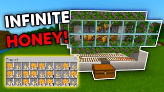 EASY AUTOMATIC Honey Farm in Minecraft Bedrock!