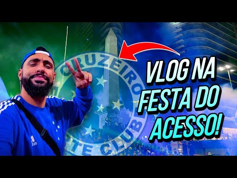 🎥 VLOG DA FESTA DO ACESSO DO CRUZEIRO NA PRAÇA 7, EM BH!