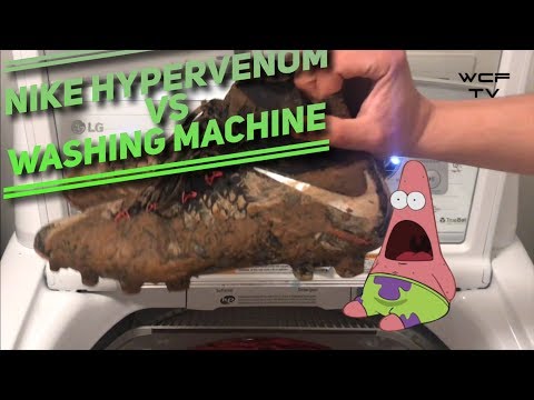 Football Boot Life Hack - Can You Wash Cleats in the Washing Machine? Hypervenom Phantom III DF - ✔️