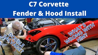 C7 Corvette Rebuild - Fenders & Hood