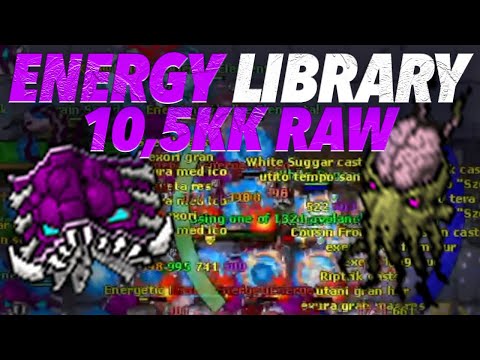 Energy Library 10,5kk/h raw exp | 12kk/h profit | 4 VOC Team hunt