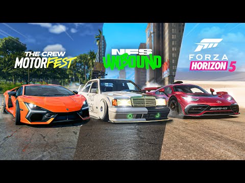 Is Forza Horizon 5 ACTUALLY Better than NFS Unbound & The Crew Motorfest?