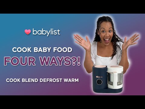 4 EASY Ways To Cook Baby Food with the BEABA Babycook Neo!
