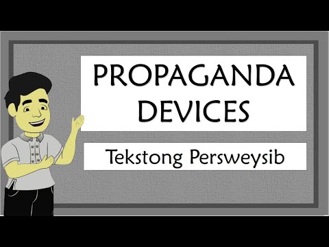 PROPAGANDA DEVICES | TEKSTONG PERSWEYSIB