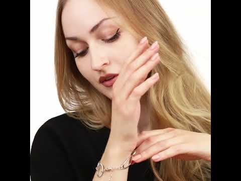 Bransoletka srebrna z nieregularnymi ogniwami 17,5-20 cm