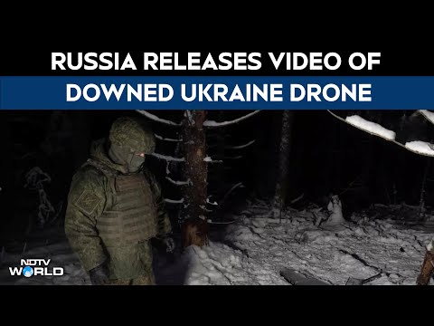 Russia Ukraine War | Russia Releases Video Of Downed Ukraine Drone That Attacked Putin's Home