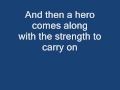 ‪Mariah Carey - Hero [Lyrics]‬‎
