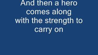 ‪Mariah Carey - Hero [Lyrics]‬‎