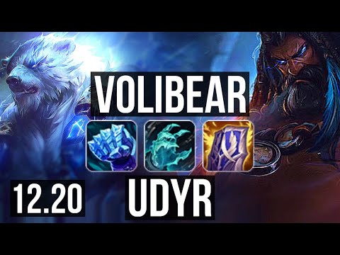 VOLI vs UDYR (TOP) | 6 solo kills, 8/1/2, 1.4M mastery, Godlike | KR Diamond | 12.20